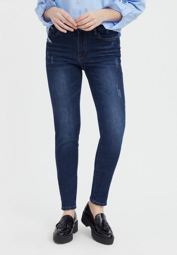 женские джинсы finn flare, синие