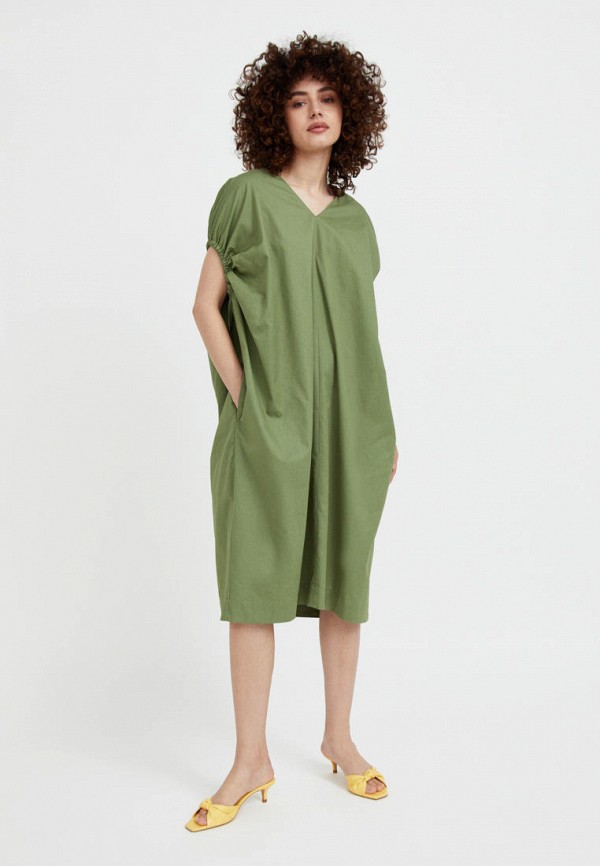 женское повседневные платье finn flare, зеленое