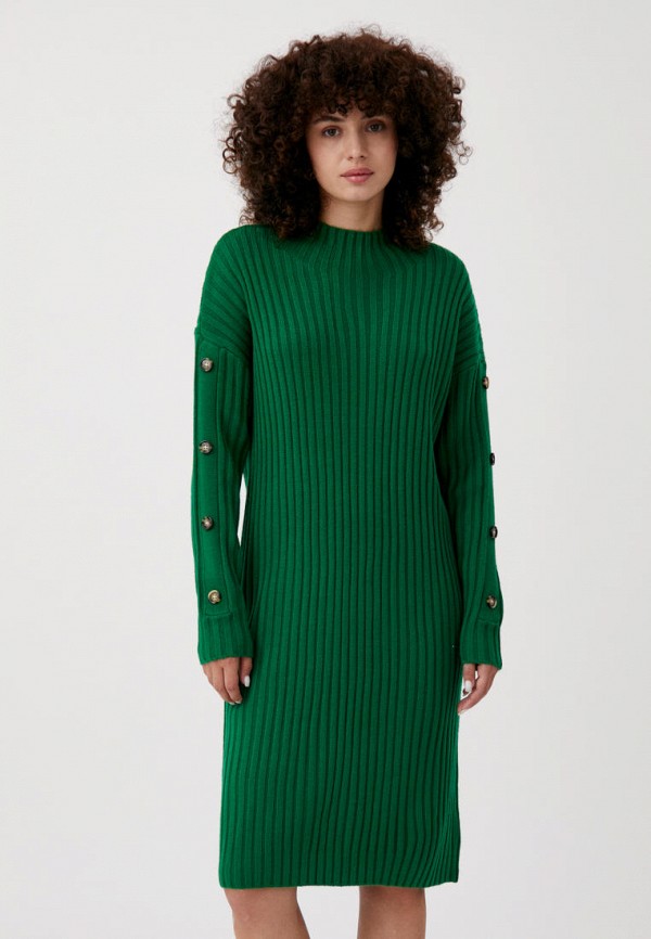 женское платье finn flare, зеленое