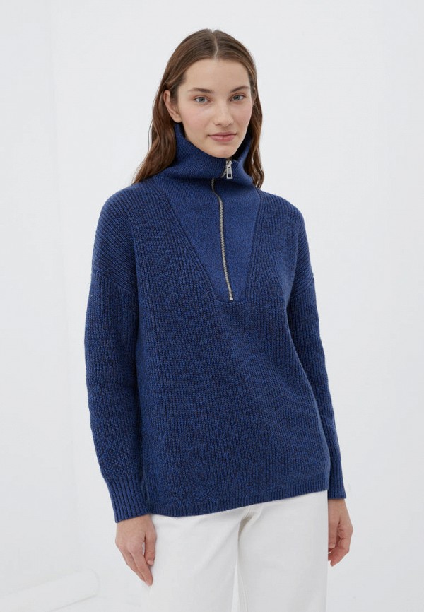 женский свитер finn flare, синий