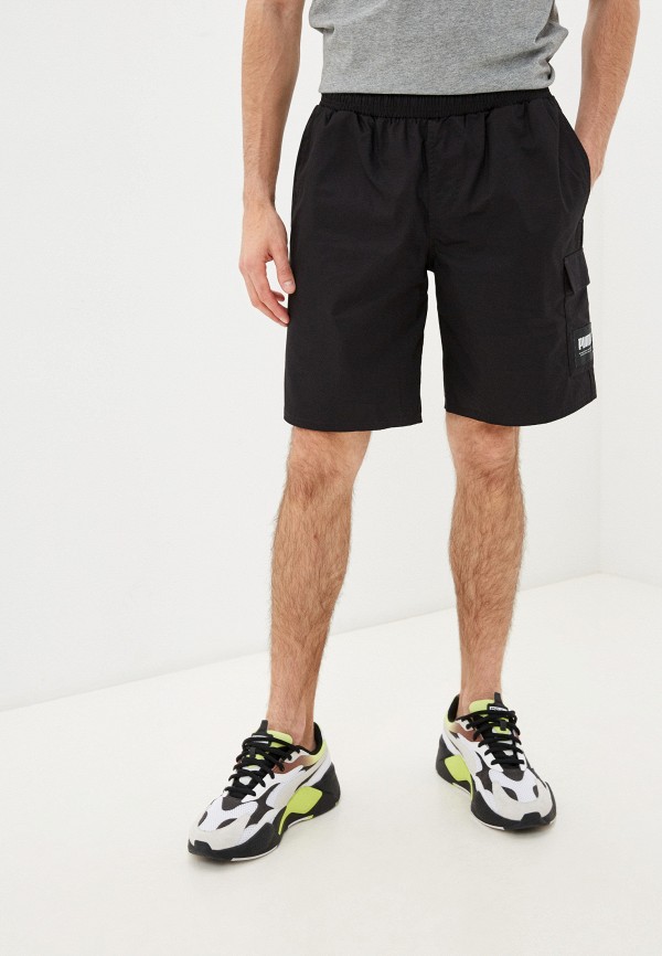 мужские спортивные шорты puma, черные