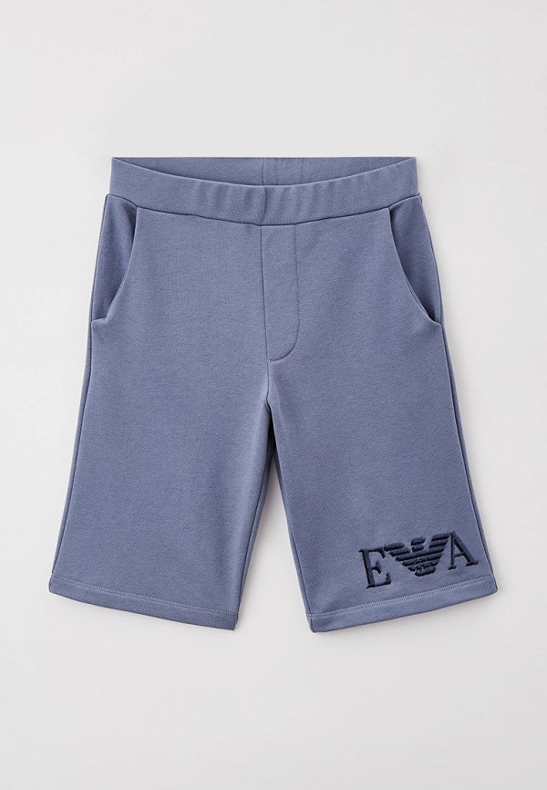 спортивные шорты emporio armani для мальчика, фиолетовые