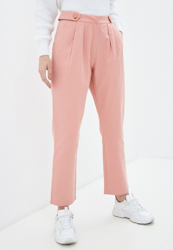 женские повседневные брюки compania fantastica, розовые
