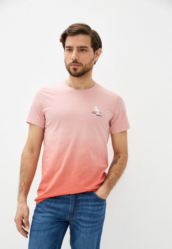 мужская футболка с коротким рукавом q/s designed by, розовая