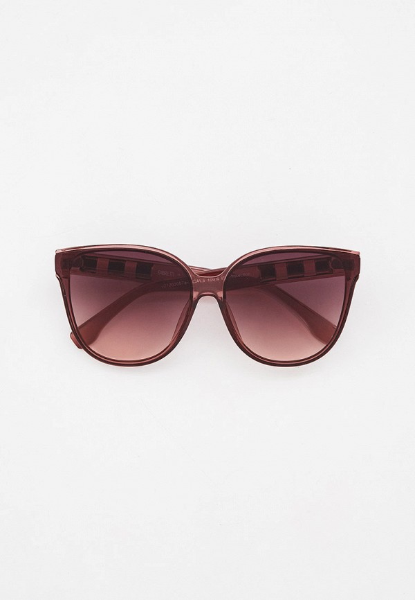 женские солнцезащитные очки fabretti, розовые
