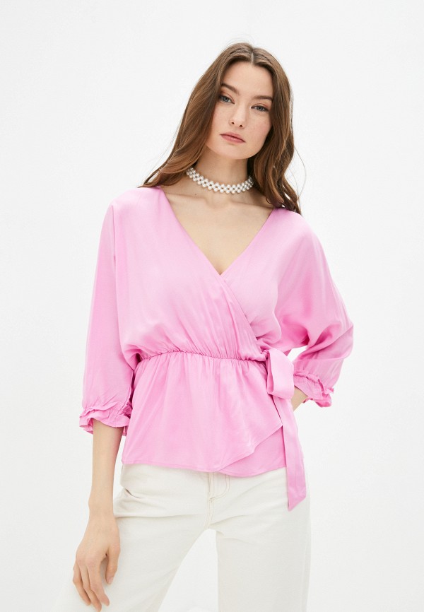 женская блузка code, розовая