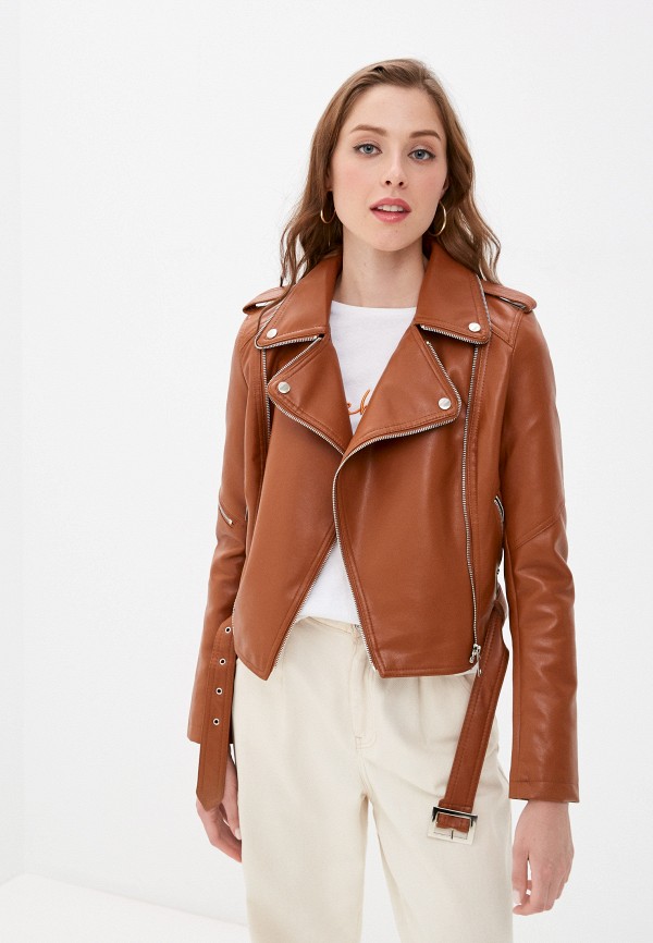 женская куртка adrixx, коричневая
