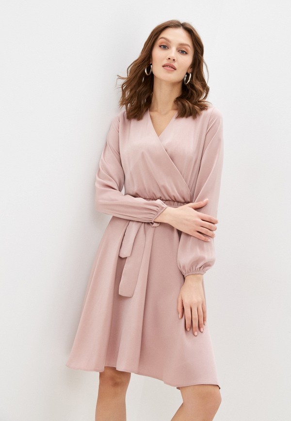 женское платье moki, розовое
