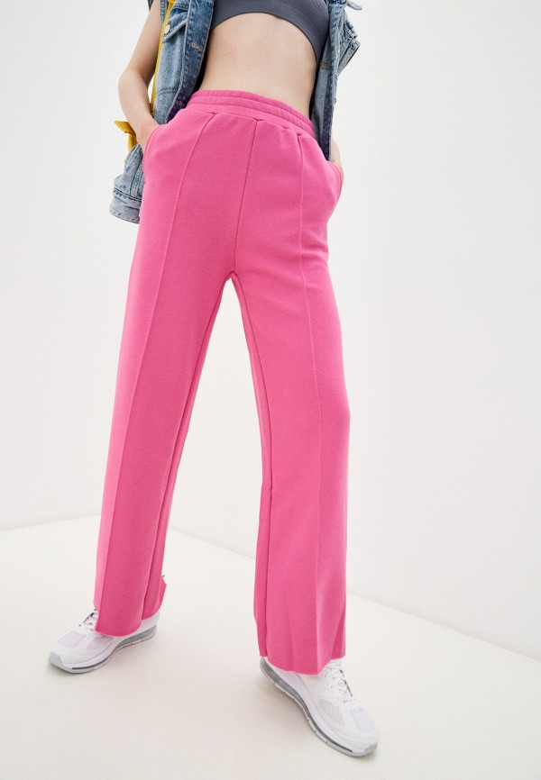 женские спортивные брюки b.style, розовые