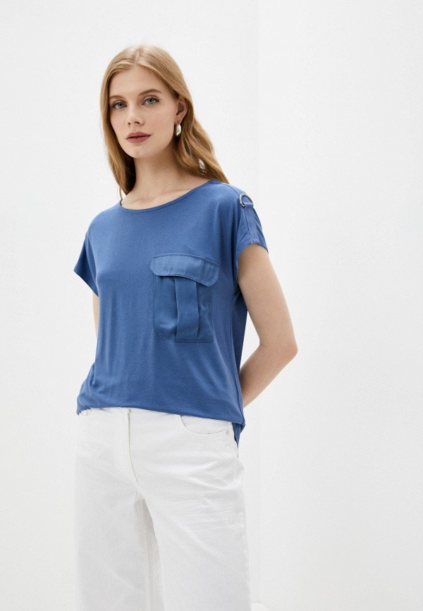 женская футболка betty & co, синяя