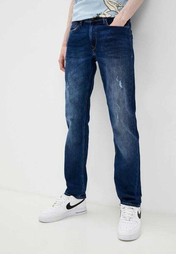 мужские зауженные джинсы tiffosi, синие