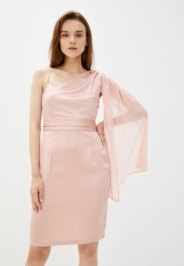 женское вечерние платье zibi london, розовое