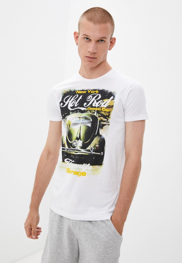 мужская футболка с коротким рукавом hopenlife, белая