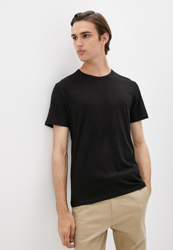 мужская футболка basics & more, черная