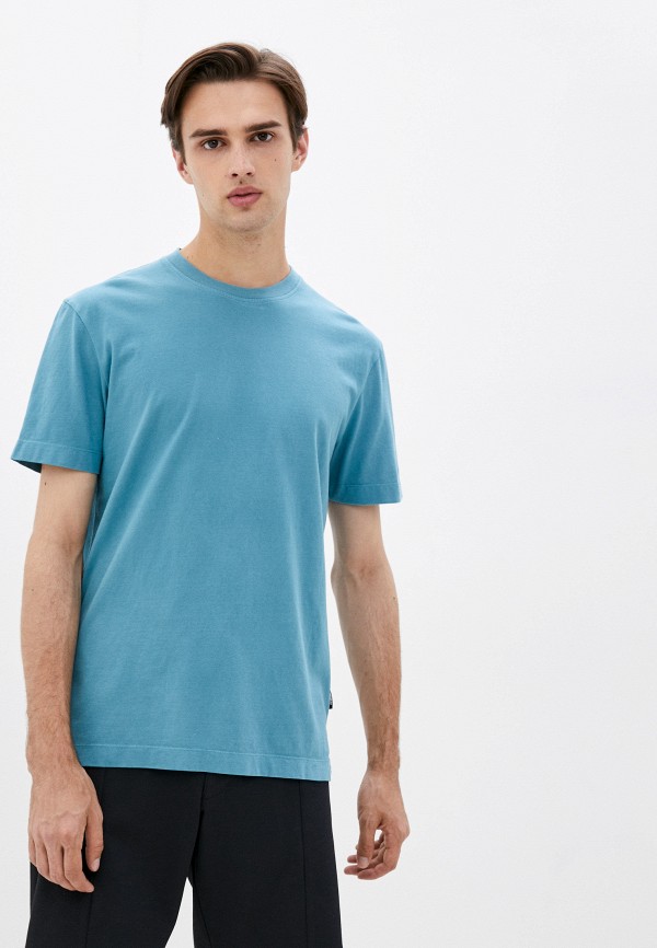 мужская футболка с коротким рукавом strellson, голубая