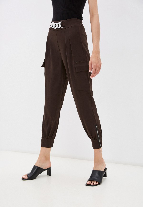 женские брюки aaquamarina, коричневые