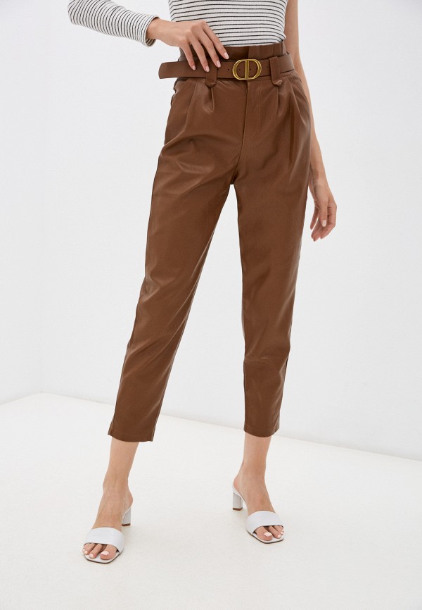 женские брюки aaquamarina, коричневые