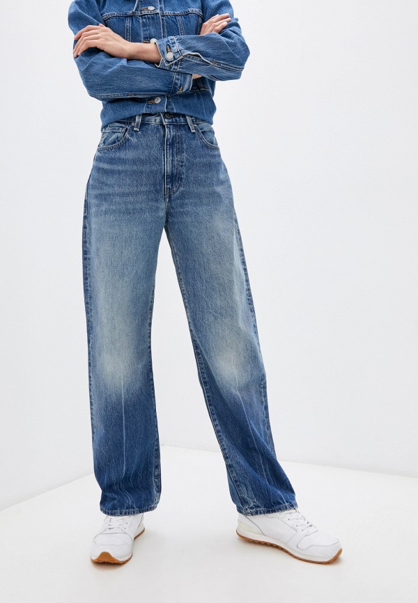 женские прямые джинсы levi’s® made & crafted™, голубые