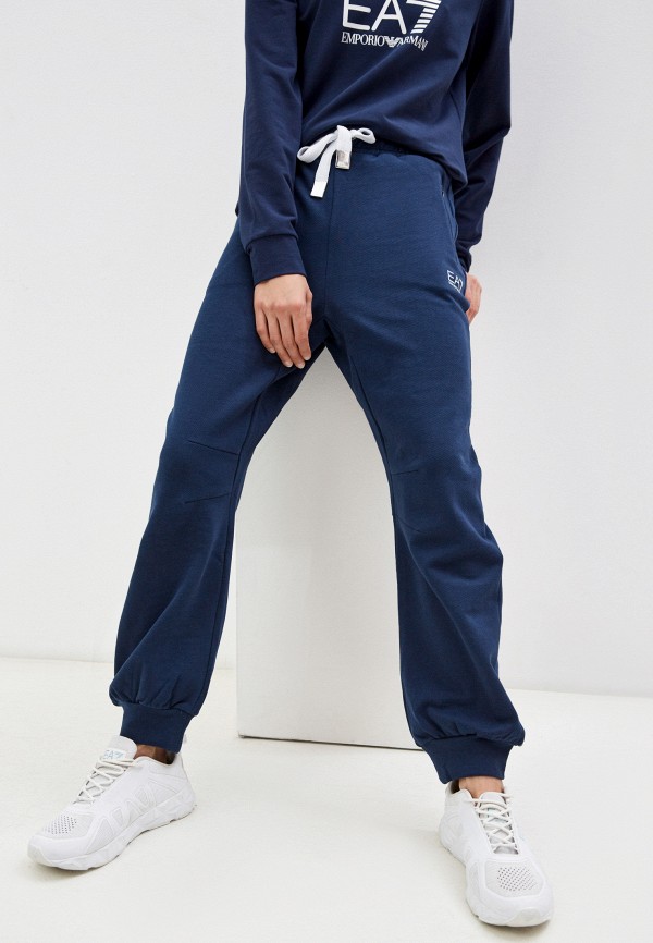 женские спортивные брюки ea7, синие