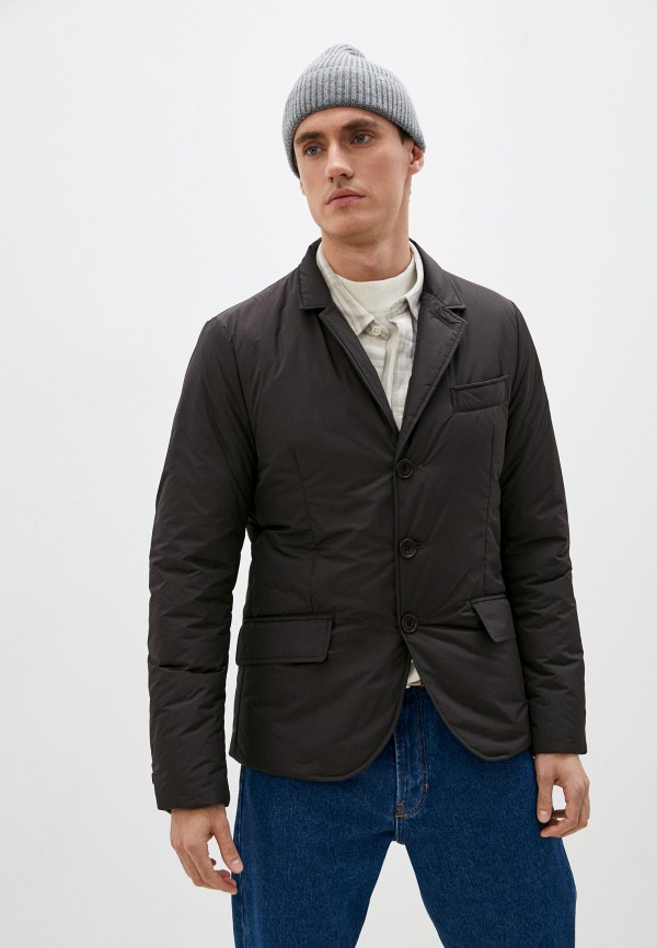 мужская куртка hetrego, коричневая