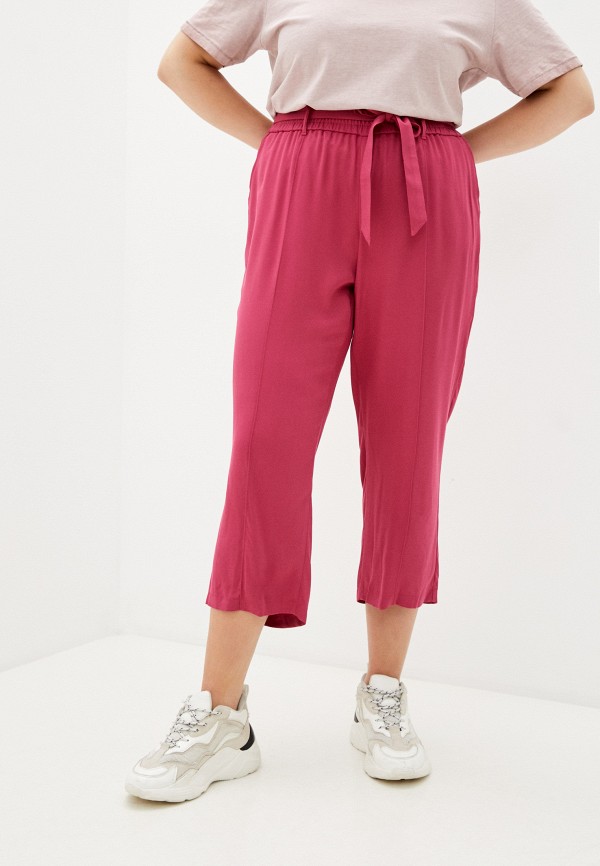 женские прямые брюки gerry weber, розовые