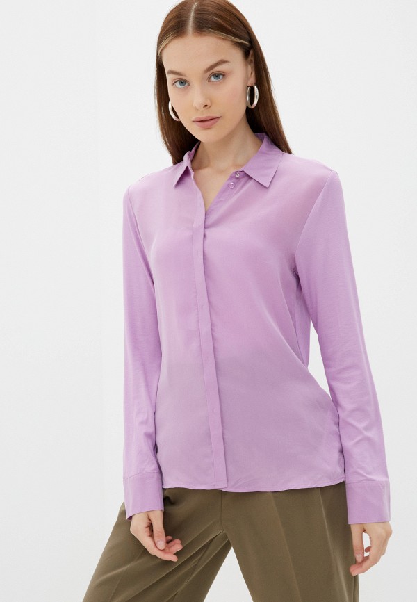 женская блузка gerry weber, фиолетовая