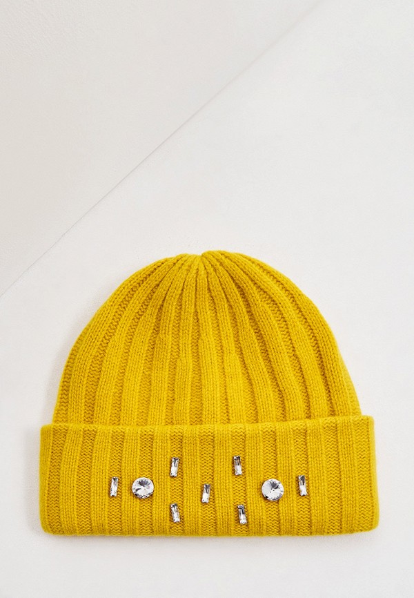 женская шапка max&co, желтая