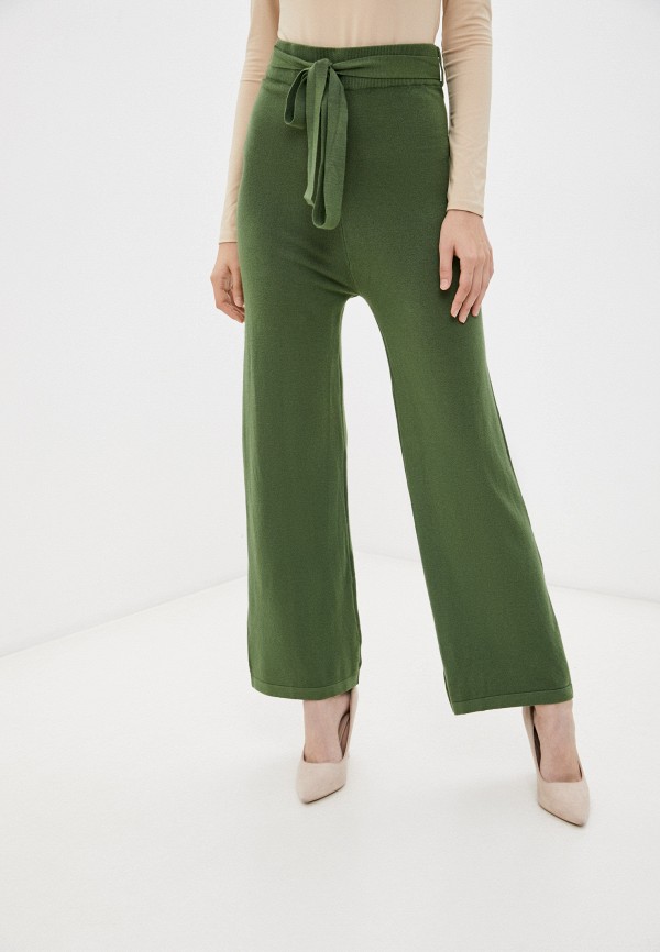 женские повседневные брюки by swan, зеленые