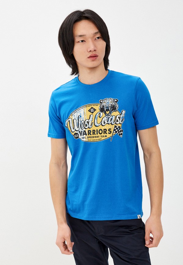 мужская футболка с коротким рукавом south shore, синяя