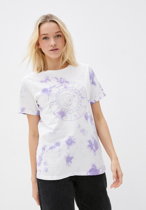 женская футболка weekend vibes, фиолетовая
