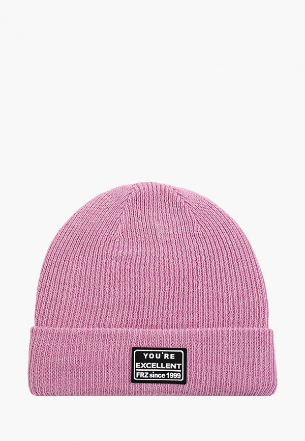 женская шапка ferz, розовая