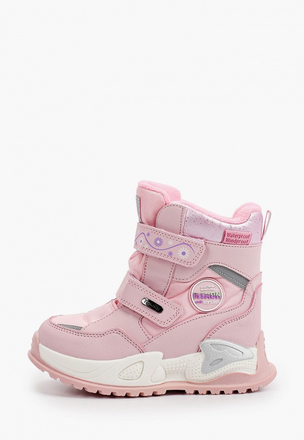 ботинки tom-miki для девочки, розовые