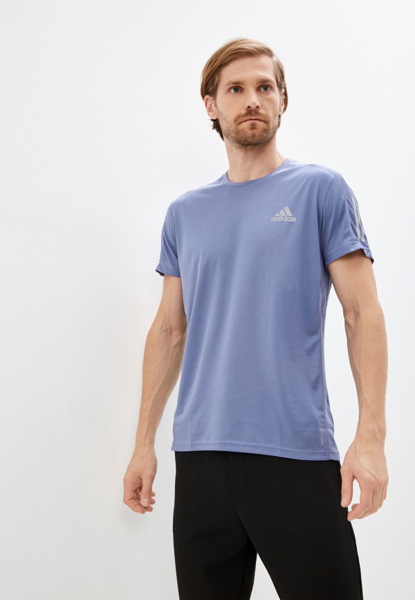 мужская футболка adidas, фиолетовая