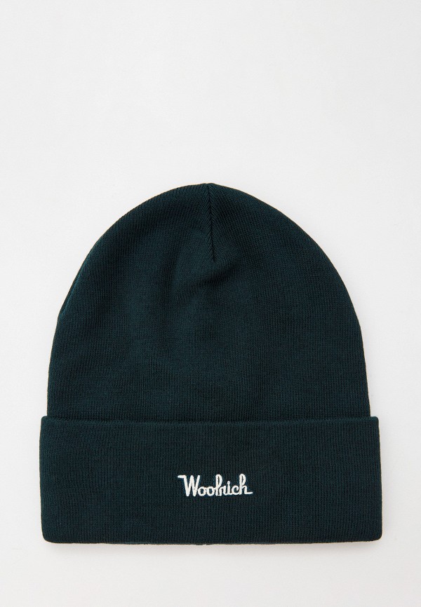 мужская шапка woolrich, зеленая