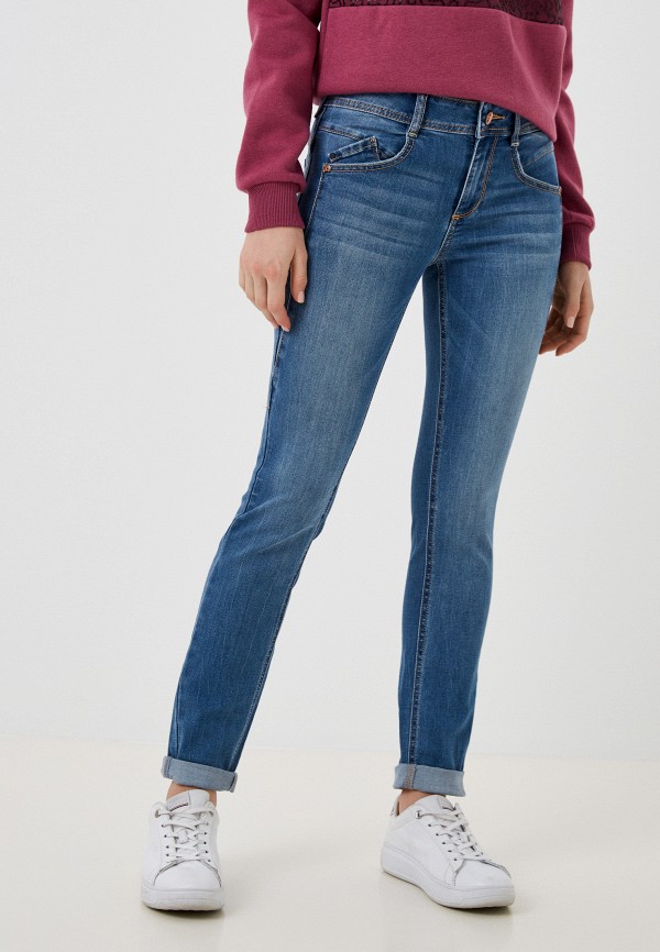 женские джинсы tom tailor, синие