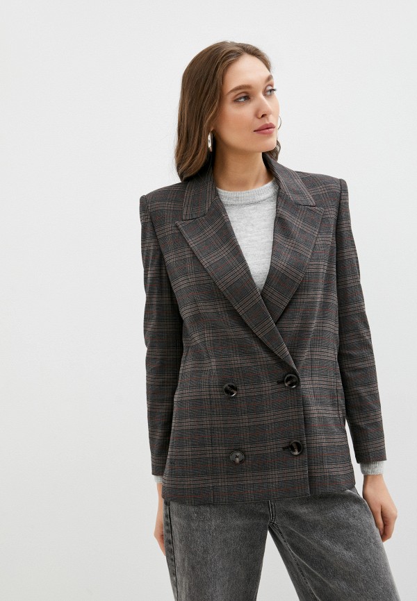женский пиджак sisley, серый