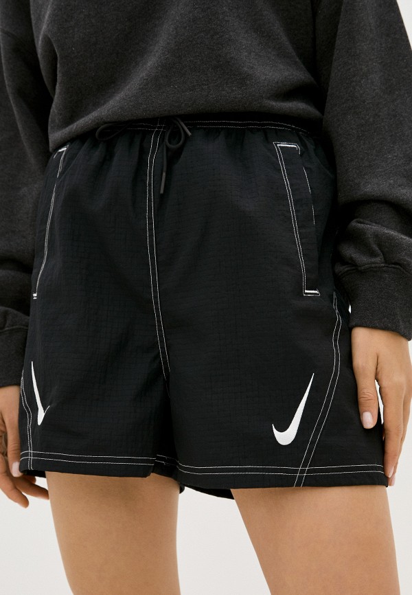 женские спортивные шорты nike, черные
