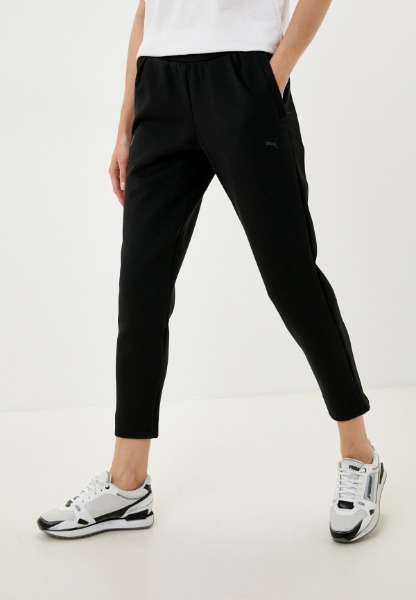 женские спортивные брюки puma, черные
