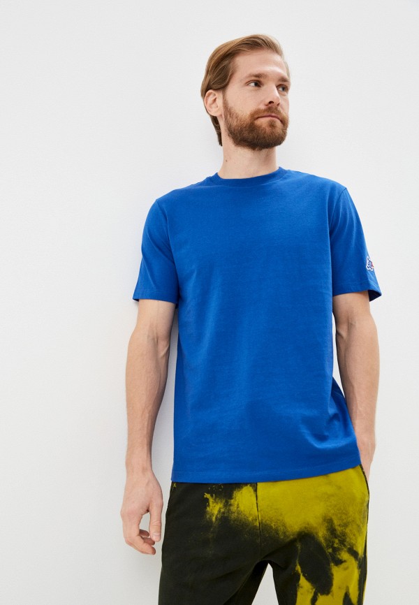 мужская футболка с коротким рукавом diesel, синяя