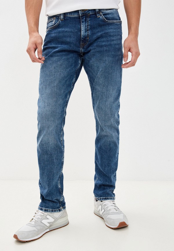 мужские зауженные джинсы q/s designed by, голубые