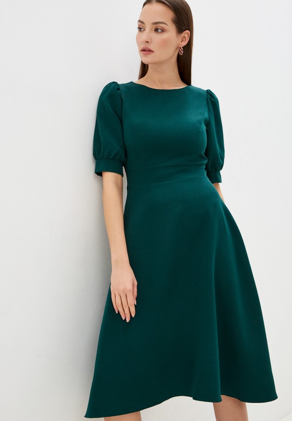 женское повседневные платье elsi, зеленое