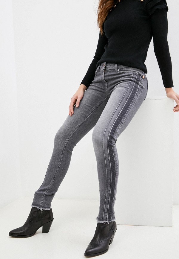 женские джинсы zabaione, серые