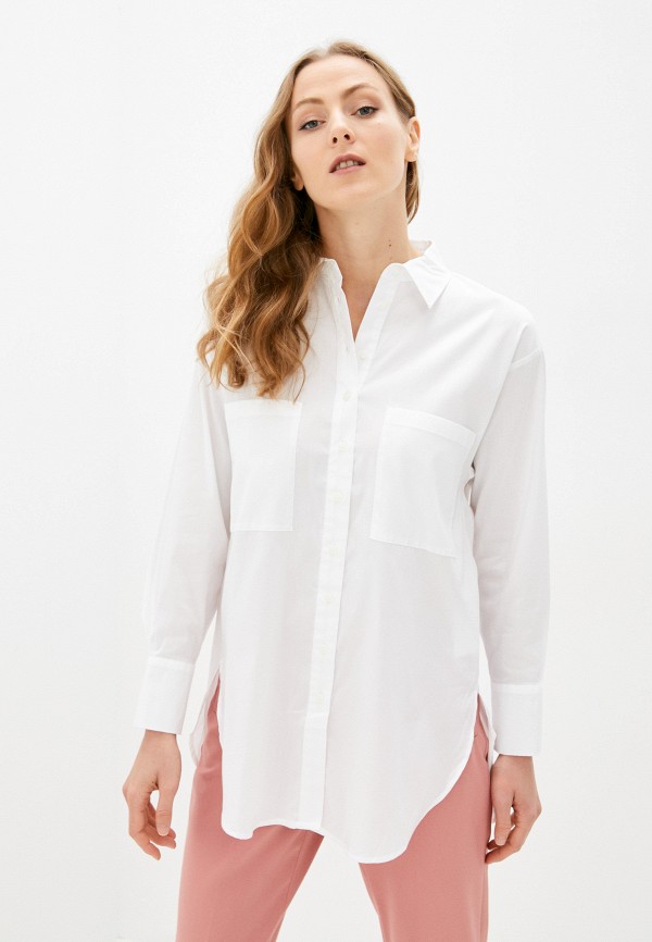 женская рубашка с длинным рукавом gerry weber, белая