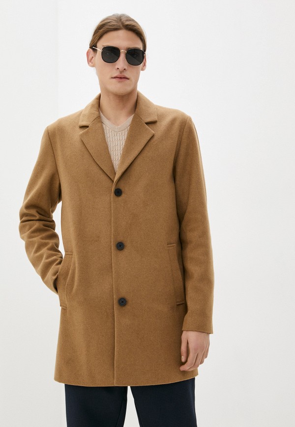 мужское пальто produkt, коричневое
