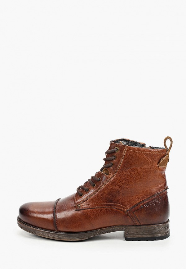 мужские ботинки wrangler, коричневые