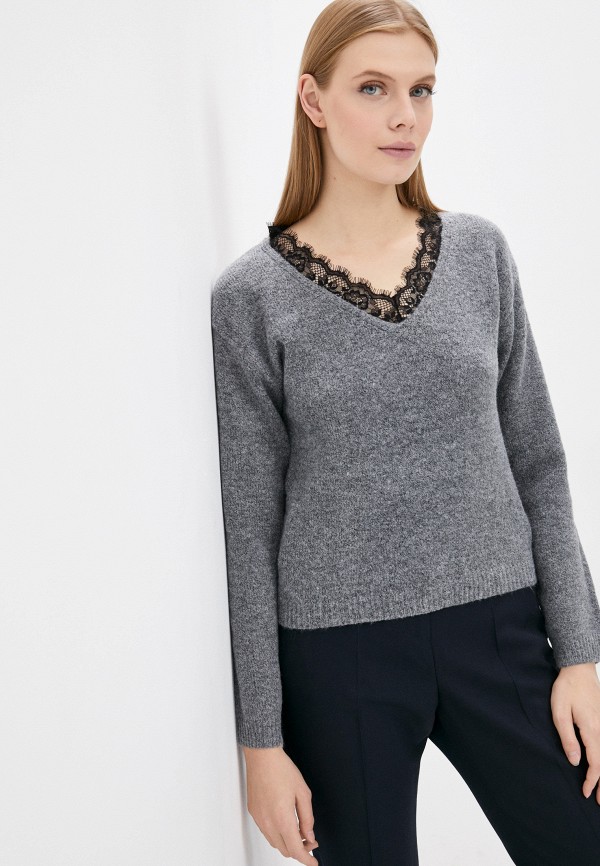 женский пуловер assuili, серый