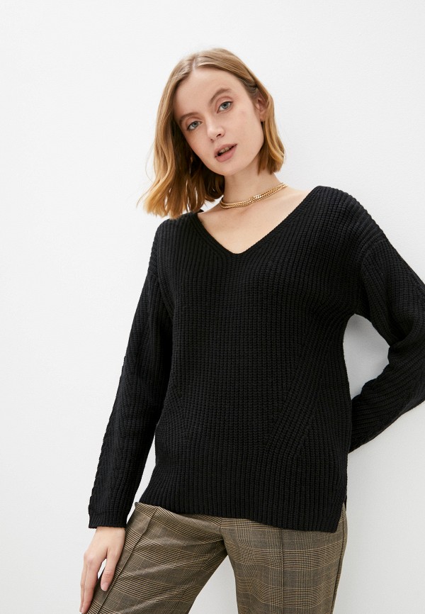 женский пуловер william de faye, черный