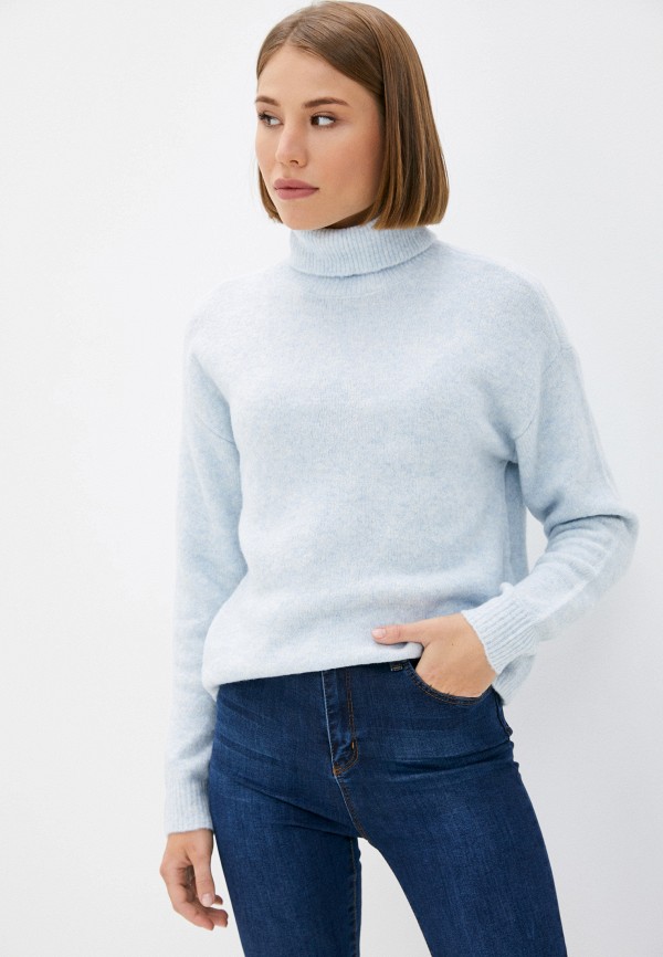 женский свитер pieces, голубой