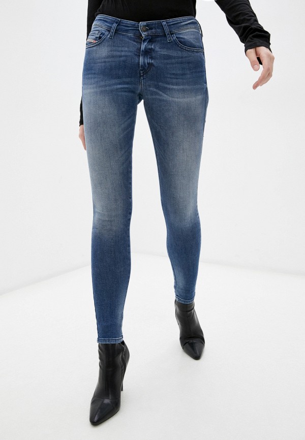 женские джинсы diesel, синие