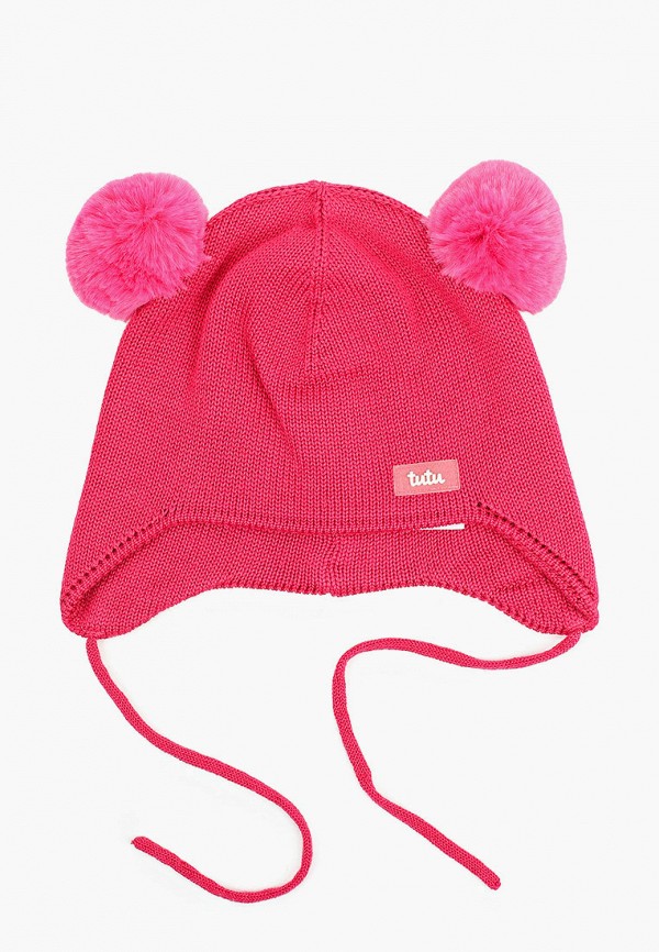шапка tutu для девочки, розовая